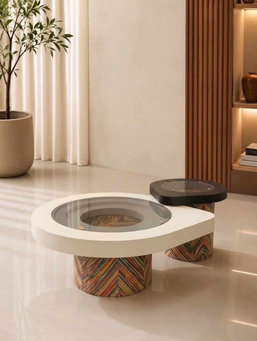 Dual-Tier Coffee Table
